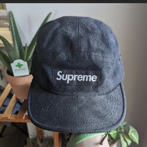Supreme Napped Canvas Camp Cap